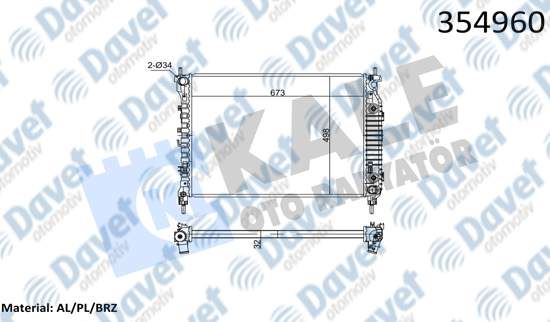 PSA-42400244 Yeni Radyator